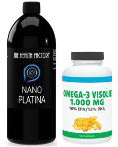 The Health Factory Nano Platina/Platinum / Colloidaal Platina/Platinum 10ppm 500ml