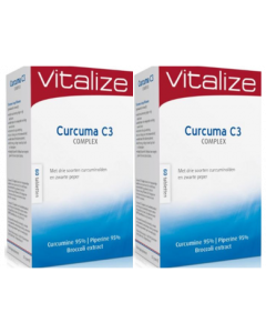 Vitalize Curcumine C3 Complex Voordeelpak 120 tabletten (2x 60 tabletten)