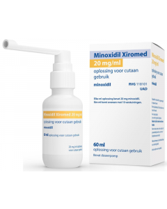 Xiromed Minoxidil 20mg/ml (2%) flacon met doseerpomp  60ml