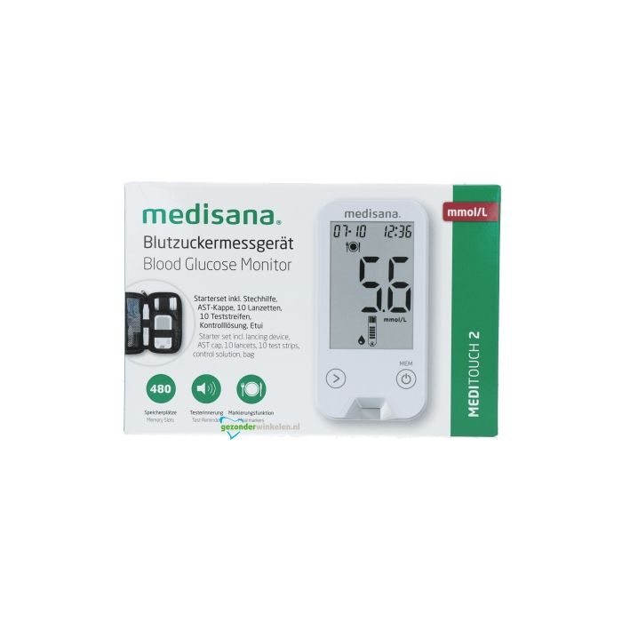 Horzel tand programma Medisana Meditouch 2 glucosemeter USB 1 stuks Kopen? :: Gezonderwinkelen.nl
