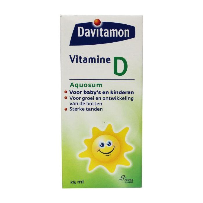 Geboorte geven Onvermijdelijk Vooruitzicht Davitamon Vitamine D Aquosum (waterbasis) 25 ml :: Gezonderwinkelen.nl