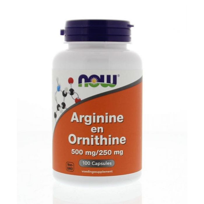 Arginine & Ornithine 500/250 mg 100 capsules ::