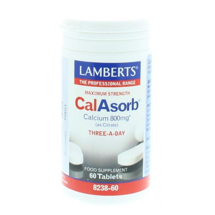 Scherm paneel Blijven Lamberts Calasorb (calcium citraat) & Vitamine D3 60 tabletten Kopen? ::  Gezonderwinkelen.nl