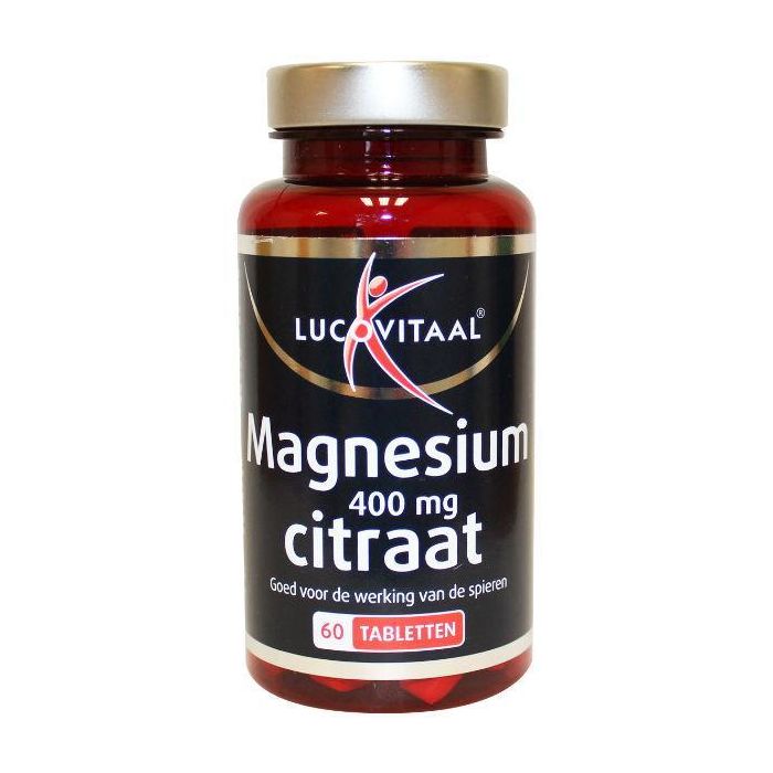 teller Guggenheim Museum Regeneratie Lucovitaal Magnesium Citraat 400mg (per 2 tabletten = dagdosering) 60  tabletten :: Gezonderwinkelen.nl