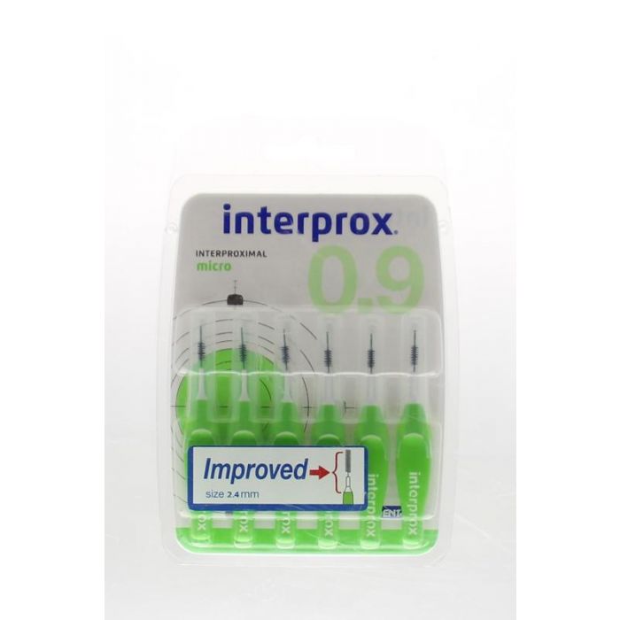 Verkeerd Complex Kapper Interprox Premium micro groen 2.4mm 6 stuks Kopen? :: Gezonderwinkelen.nl