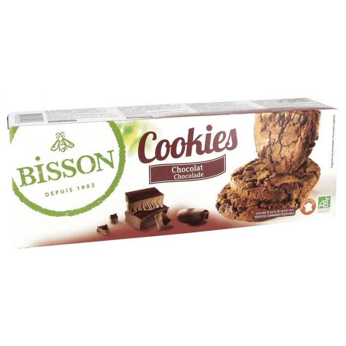 binnen Verzorgen heel Bisson Cookies chocolade stukjes bio 200 gram Kopen? :: Gezonderwinkelen.nl