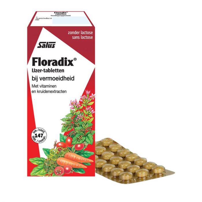 Floradix ijzer tabletten Gezonderwinkelen.nl