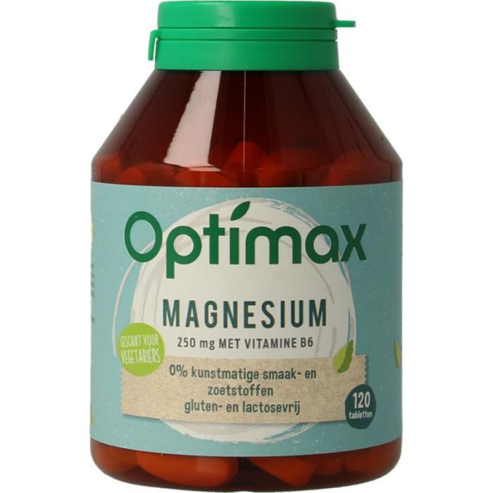 blozen logboek kort Optimax Magnesium citraat 250 mg + vit B6 120 tabletten Kopen? ::  Gezonderwinkelen.nl