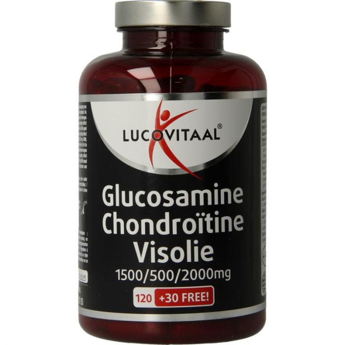 Voorwoord bijvoorbeeld Proficiat Lucovitaal Glucosamine/chondroitine/visolie 150 capsules Kopen? ::  Gezonderwinkelen.nl
