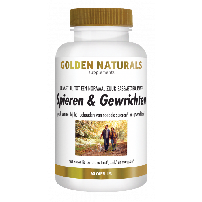 sympathie Verwisselbaar Detector Golden Naturals Spieren & Gewrichten capsules Kopen? :: Gezonderwinkelen.nl