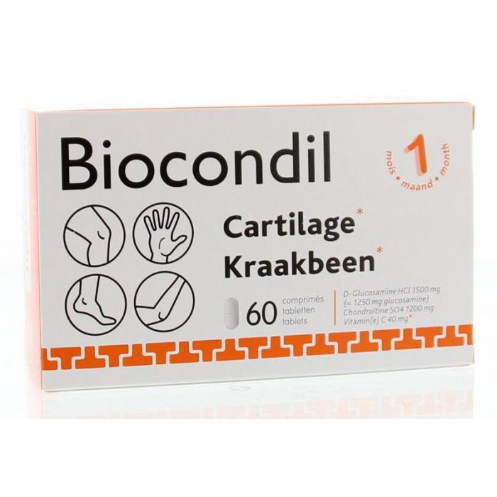 Biocondil chondroitine/glucosamine vitamine C 60 tabletten ::