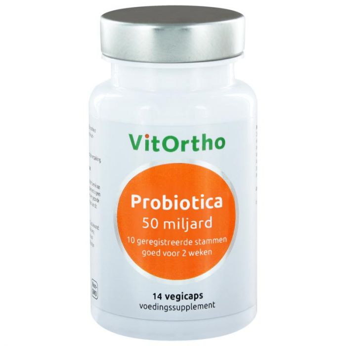 zo veel monteren ontslaan Vitortho Probiotica 50 miljard 14 Vegetarische capsules Kopen? ::  Gezonderwinkelen.nl