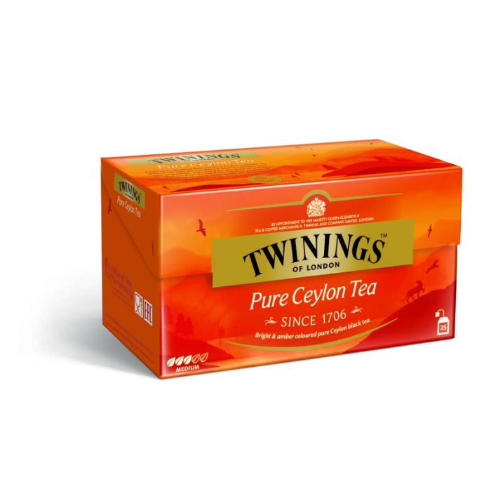 President Consequent inhalen Twinings Pure ceylon tea 25 zakjes Kopen? :: Gezonderwinkelen.nl