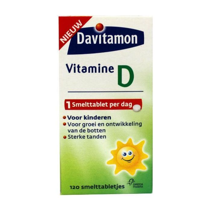 Vitamine D Kind 120 smelttabletten Gezonderwinkelen.nl