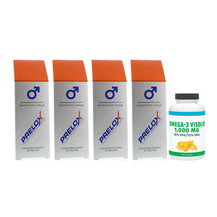 Pharma Nord Prelox Libido vier-pak 4x 60 tabletten + gratis pot Gezonderwinkelen.nl Visolie capsules Kopen? :: Gezonderwinkelen.nl