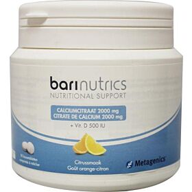 Metagenics Calciumcitraat citrus  90 Tabletten
