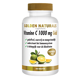 Golden Naturals Vitamine C 1000 mg Gold 180 capsules