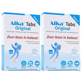 Alka Tabs Original Zuur-base in balans duo-pak  2x 60 capsules