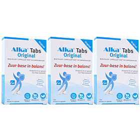 Alka Tabs Original Zuur-base in balans trio-pak  3x 60 capsules