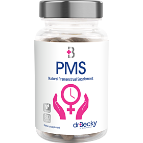 Dr Becky PMS Natural Premenstrual Supplement  60 Vegan Capsules