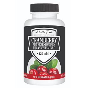 Health Food Cranberry met Berendruif en Vitamine C  120 tabletten