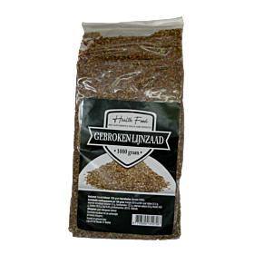 Health Food Gebroken Lijnzaad  1000 gram