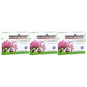 Sanopharm Menoflavon Rode Klaver Isoflavonoiden drie-pak  3x 30 capsules