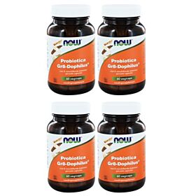 Now Probiotica Gr8-Dophilus vier-pak 4x 60 vegicaps