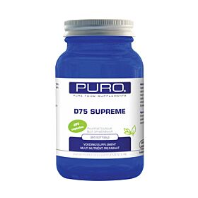 Puro D75-Supreme 365 softgels (vitamine D 75mcg)