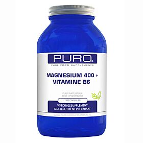 Puro Magnesium 400 + B6 180 capsules