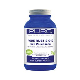 PURO Rode Gist Rijst Complex 3mg 180 capsules