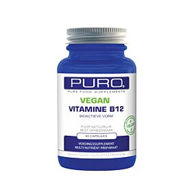 Puro Vitamine B12 Bio-actieve vorm Vegan 60 capsules