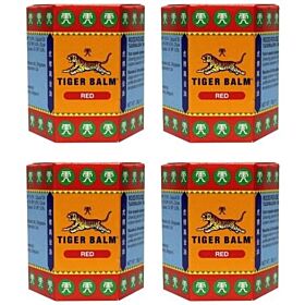 Tygerbalsem Rood vier-pak 4x 30 gram ( tijgerbalsem)