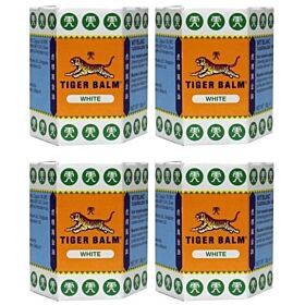 Tygerbalsem Wit vier-pak 4x 30 gram ( tijgerbalsem)