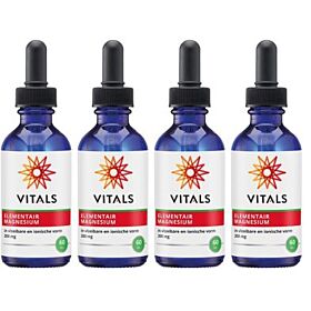 Vitals Elementair Magnesium 200mg vier-pak 4x 60ml