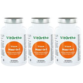Vitortho Meer in 1 vrouw drie-pak 3x 120 tabletten