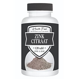 Health Food Zink Citraat 30mg  120 tabletten