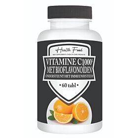Health Food Vitamine C 1000mg met Bioflavonoiden 60 tabletten