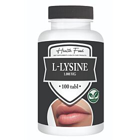 Health Food L-Lysine 1000mg (Lipblaasjes-formule)  100 tabletten