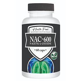 Health Food NAC-600 N-Acetyl-L-Cysteine 60 capsules