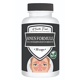 Health Food Sinus Formule (Neus-, bij- en voorhoofdsholten-formule) 30 capsules