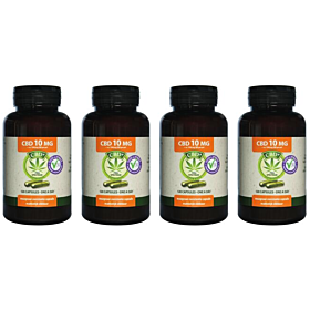 Jacob Hooy CBD 10mg voordeelpot 120 capsules voordeelpak 4 potten  (4x 120 capsules)