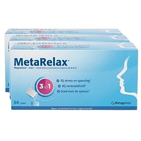 Metagenics MetaRelax magnesium sachets 3-pack voordeelverpakking