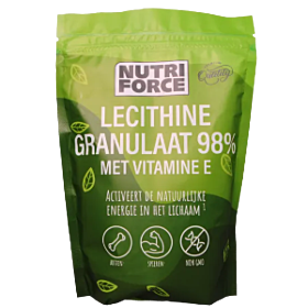 Nutriforce Lecithine Granulaat 98% met Vitamine E (Naproz)  400 gram