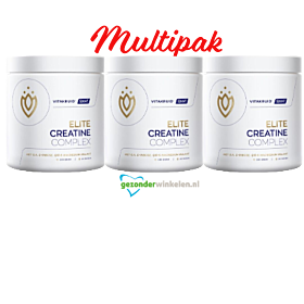 Vitakruid Elite creatine monohydraat complex Drie-pak  (3x 261 gram)