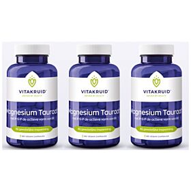 Vitakruid Magnesium Tauraat met P-5-P triopak 3x 90 capsules (= 270 capsules)