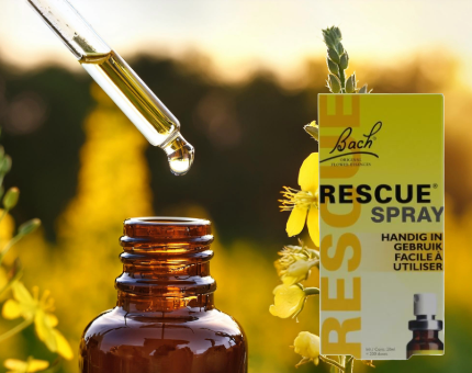 Banner Bach Rescue 20ml spray actie